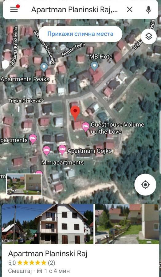 Apartman Planinski Raj Žabljak Kültér fotó